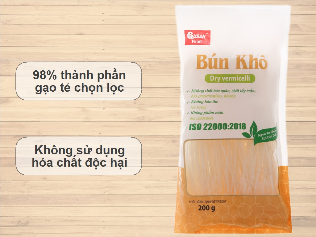 Bún Khô Susan gói 200g-đồ ăn vặt