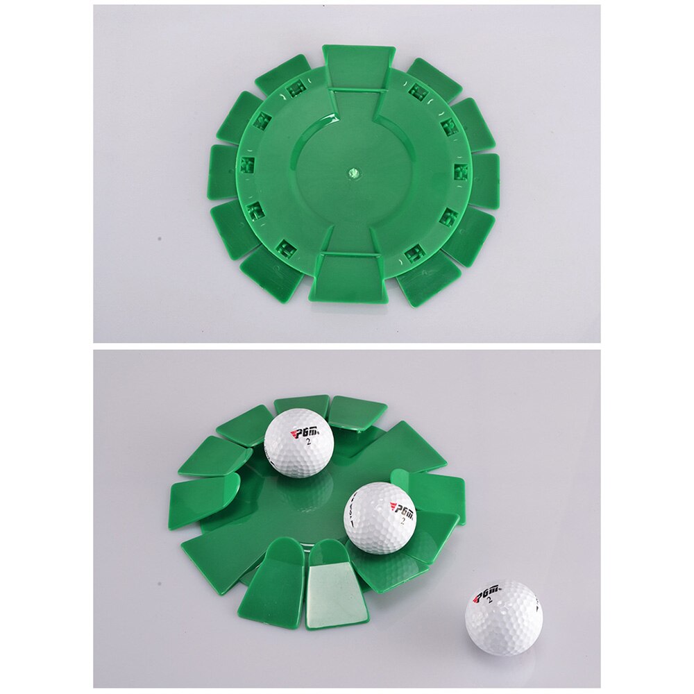 PGM Putting Practice Disc Golf Disc Indoor Green Hole Cup Practice Plate Disc Leaf Practice Ball Disc Catcher Golf Accessories