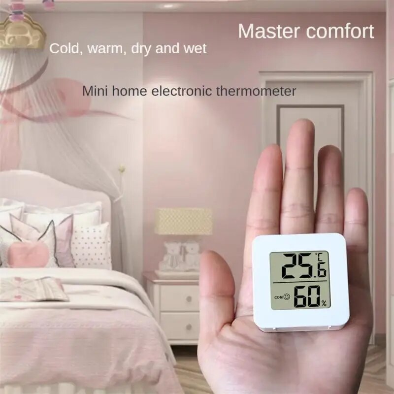 Mini Electronic Intelligent Digital Temperature Humidity Meter Bedroom Thermometer Hygrometer for Home