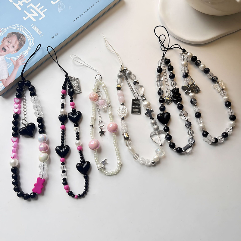 Y2k%20Bowknot%20Phone%20Chain%20Sweet%20Cool%20Beads%20Pendant%20Earphone%20Case%20Charm%20Anti-Lost%20Lanyard%20Wrist%20Strap%20Bag%20Decor%20-%20Image%203