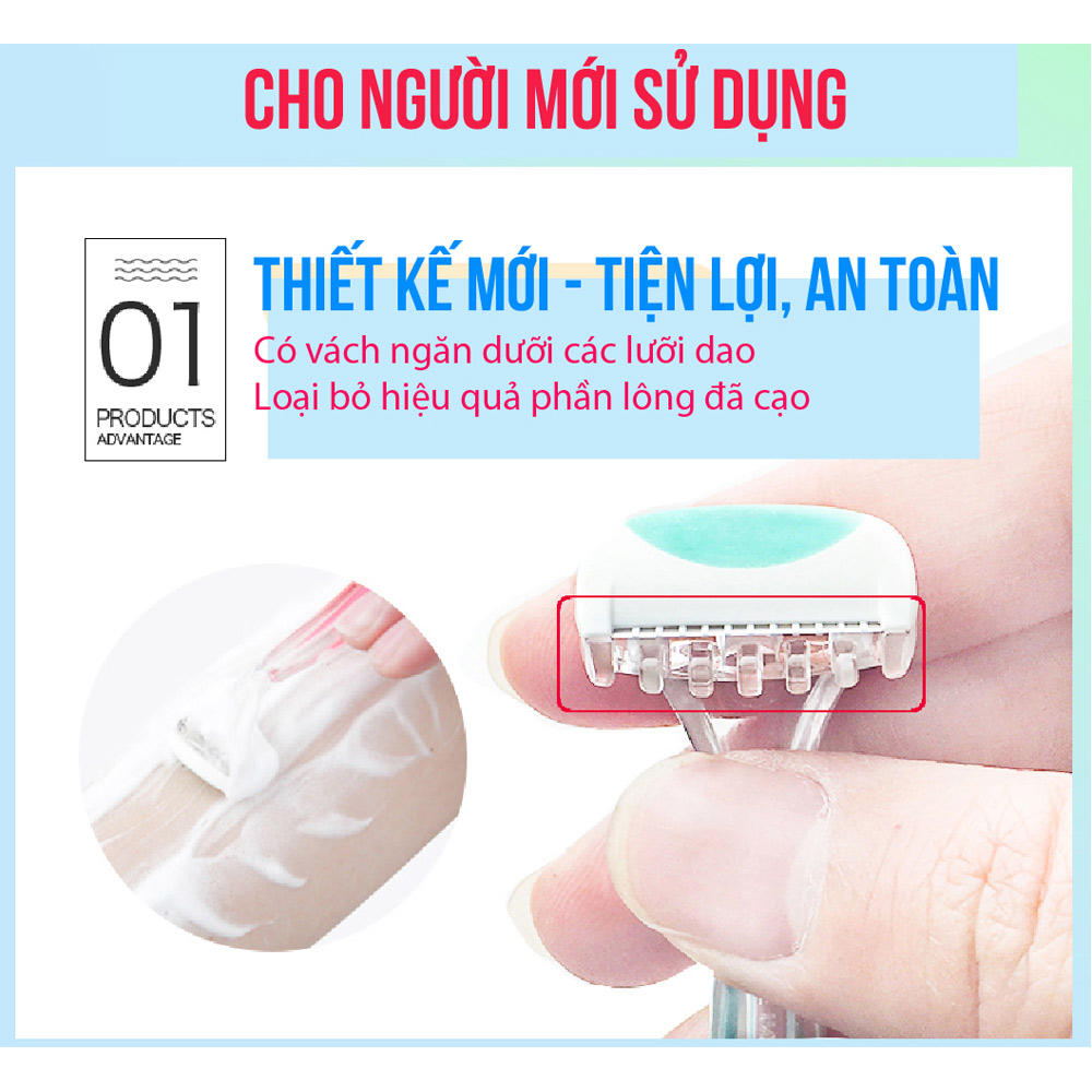 Set 2 Dao Cạo Vùng Bikini KAI Razor for Bikini Line