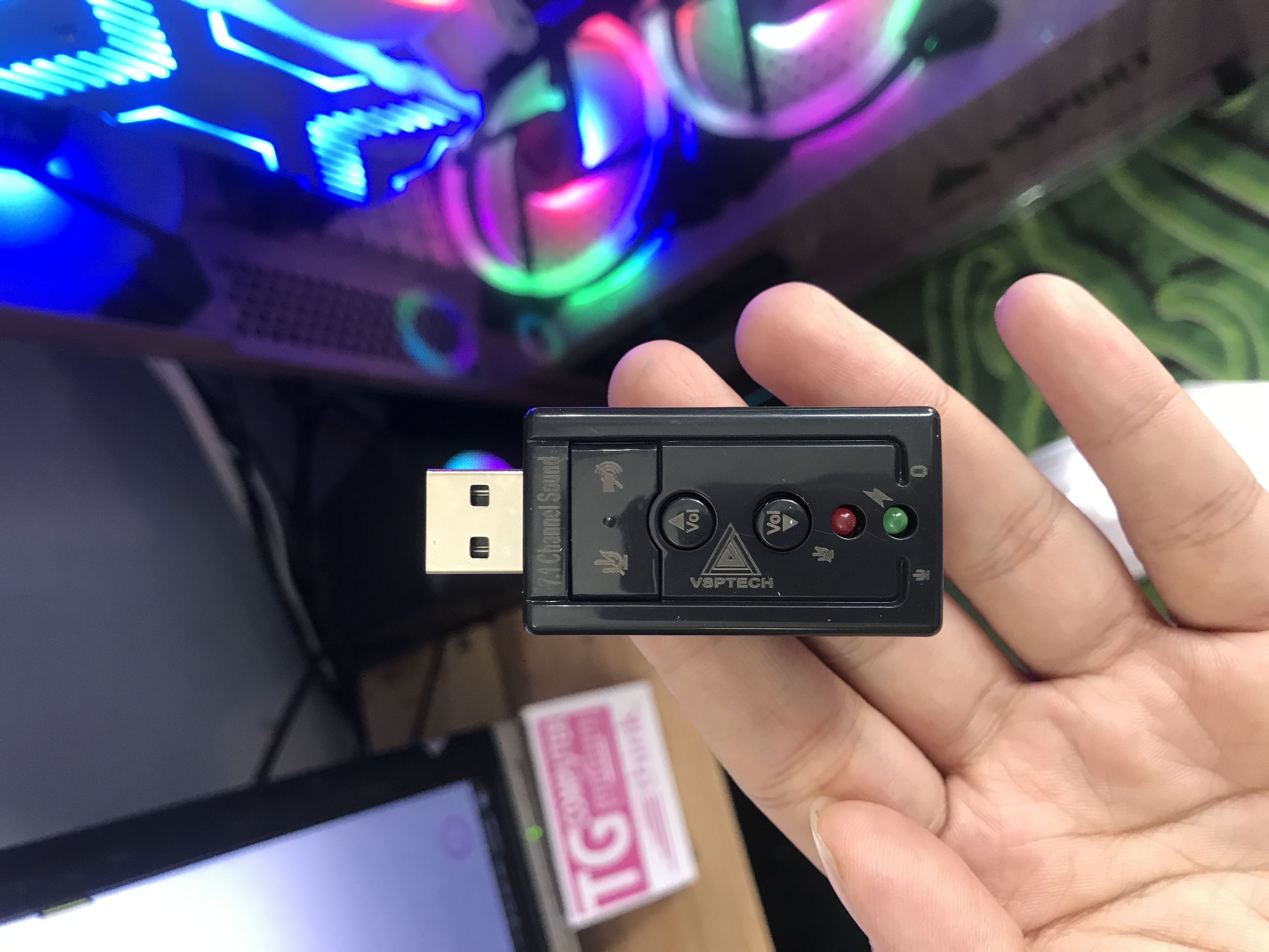 USB ra Sound 7.1 âm thanh chuẩn