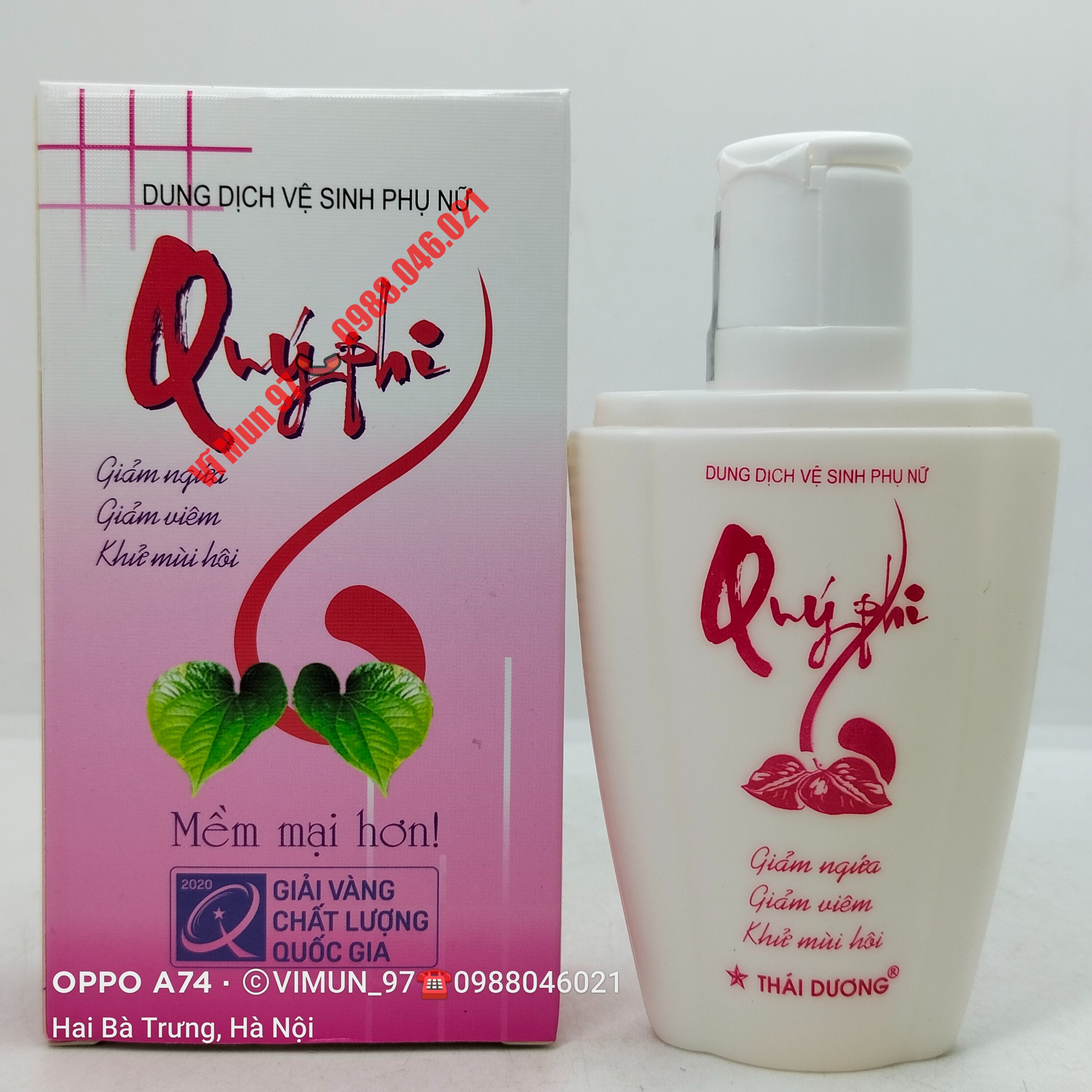 Dung dịch vệ sinh phụ nữ Quý Phi Đỏ chai 120ml