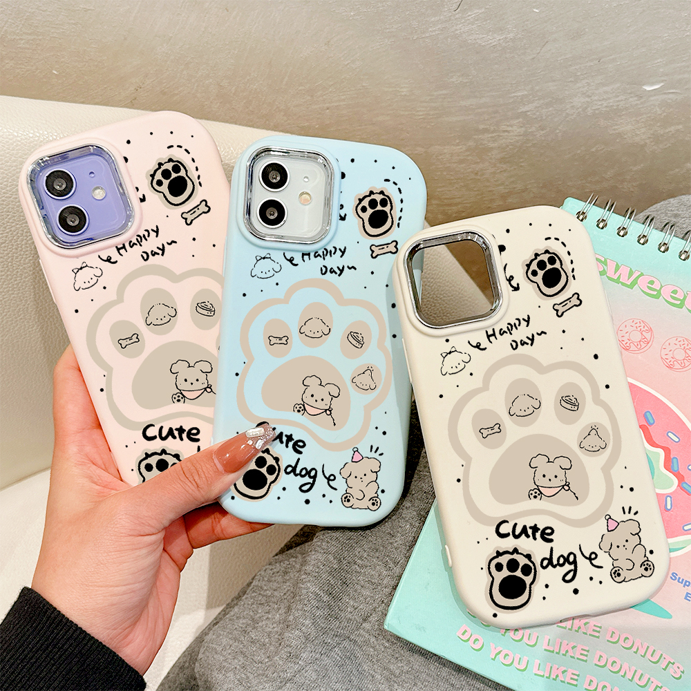 DEL%20for%20Infinix%20Hot%2040%20Pro%20Hot%2040%20Back%20Cover%20Bear%20Cute%20Pattern%20Phone%20Case%20Soft%20Silicone%20Luxury%20Silver%20Edge%20Lens%20Mobile%20Cover%20-%20Image%203