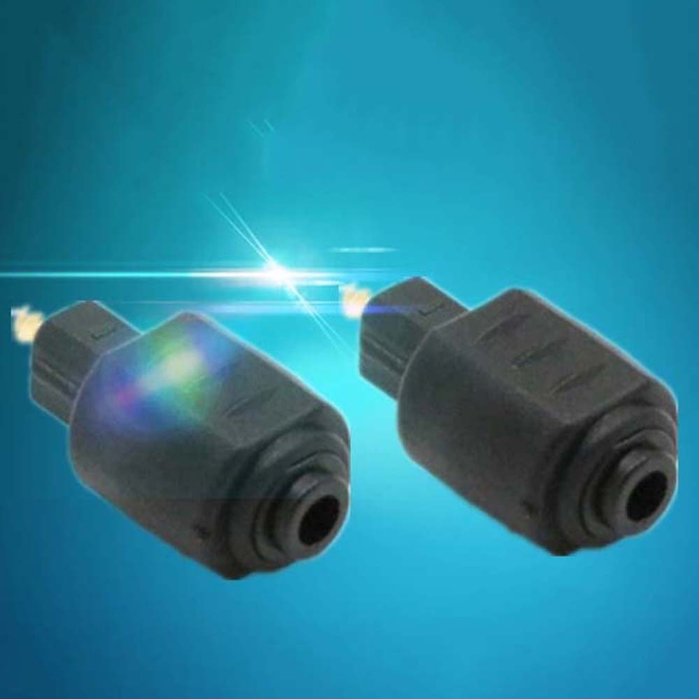 Optical Adapter For DVD TV Black Amplifier Toslink Adapter 3.5mm Jack Optical Digital ...