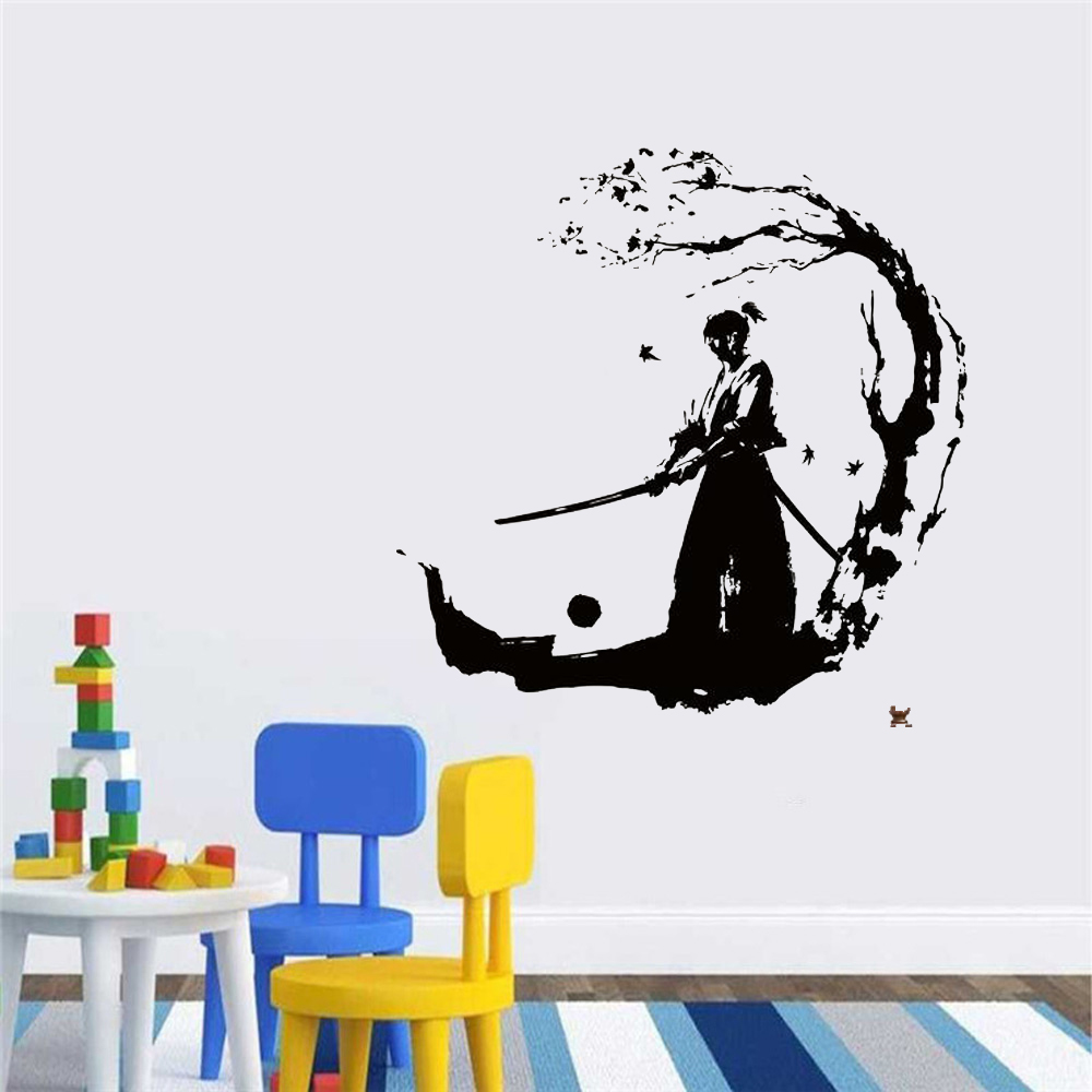 %E3%80%90Folio%20&%20Light%E3%80%91Ninja%20Vinyl%20Decal%20Samurai%20Wall%20Sticker%20Warrior%20For%20Boys%20Home%20Decor%20Room%20Decals%20Removable%20Art%20Wallpaper%20-%20Image%204