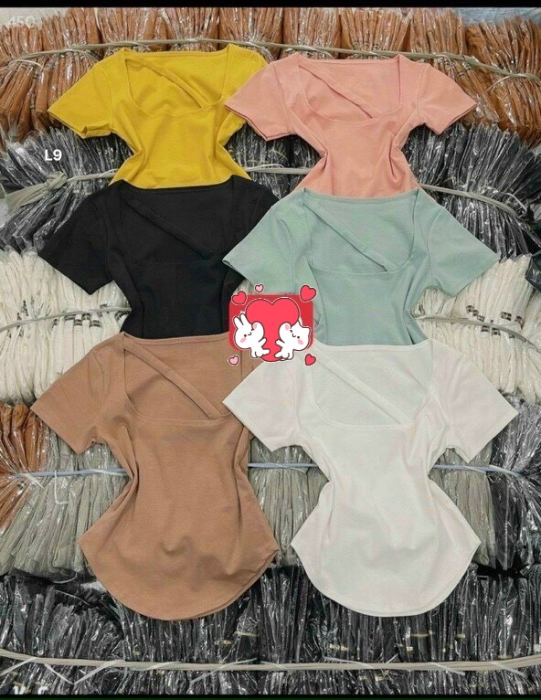 Áo kiểu nữ chéo cổ vạt bầu siêu hot.