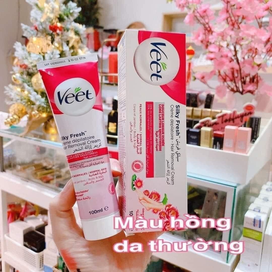 Kem tẩy lông  Veet Silky Fresh 100ml- mẫu mới