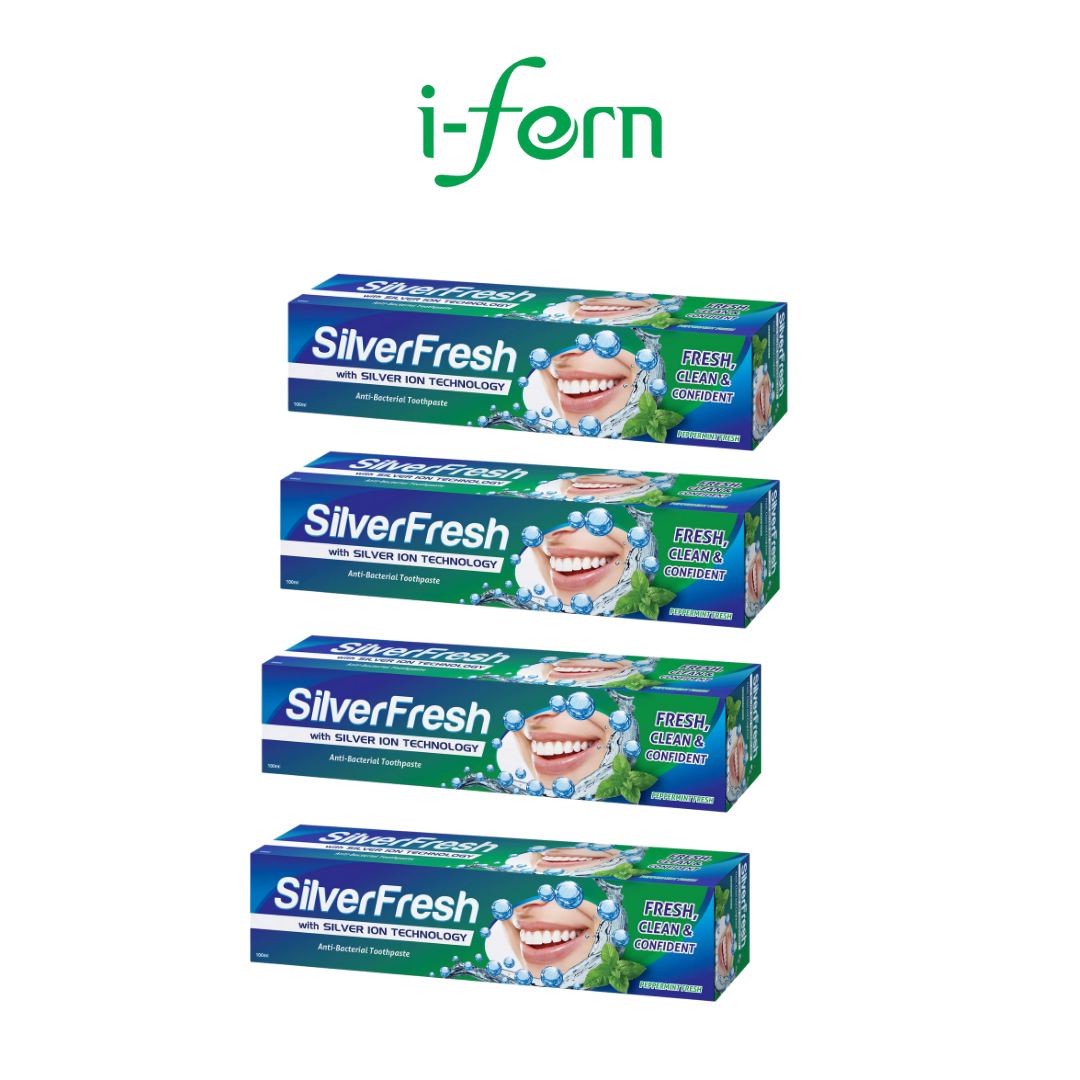 IFERN Silverfresh Whitening Toothpaste with Silver Ion Technology 100ml