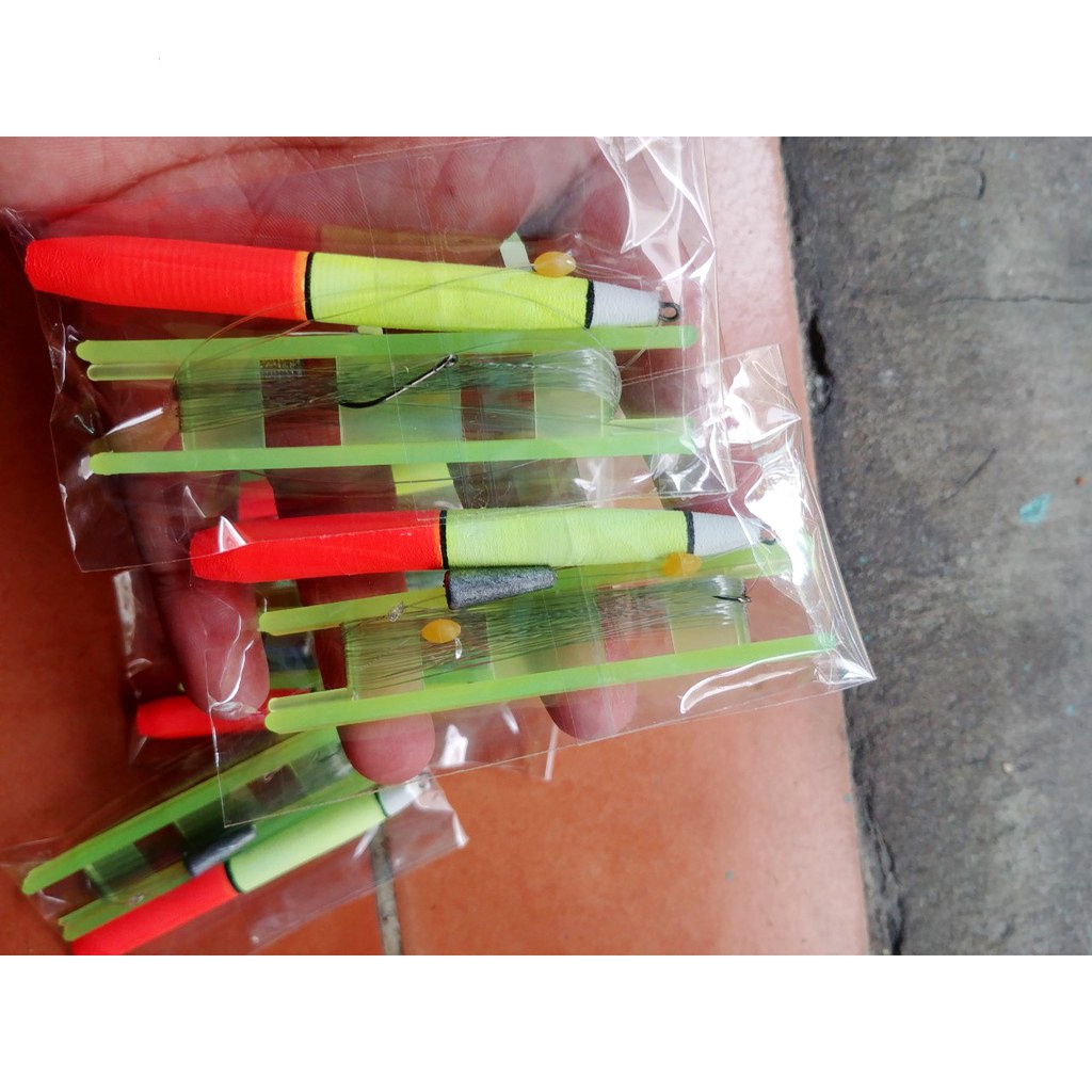 Bộ lưỡi phao mút câu cá rô, cá trê