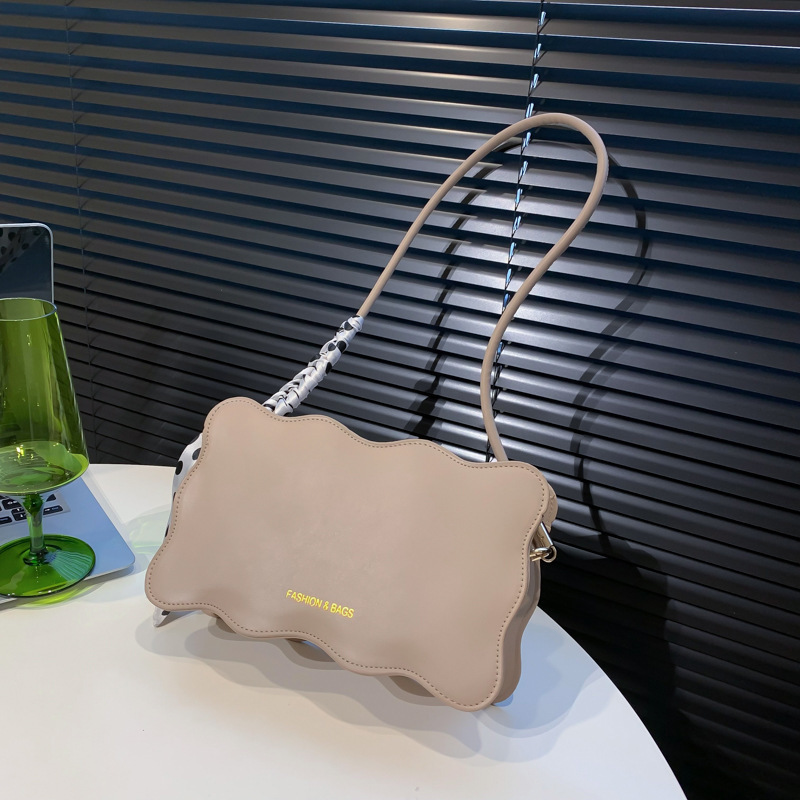 ELACCENT women's shoulder bag crossbody bag Korean retro versatile oiled leather crossbody bag high-end women's bag casual shoulder bag