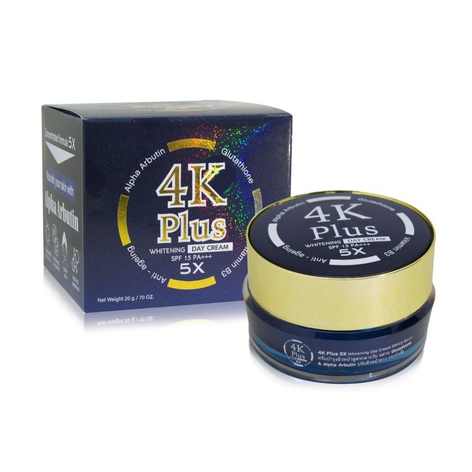 Dưỡng trắng da ngày và đêm 4K Plus Whitening Night Cream Thái Lan