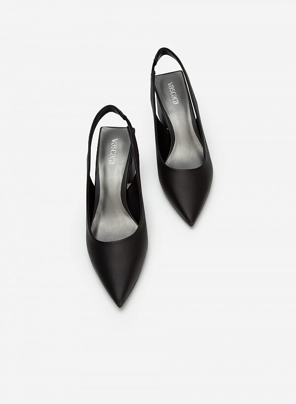 Vascara GIÀY SLINGBACK BÍT MŨI NHỌN GÓT TRỤ CUT-OUT - BMN 0531