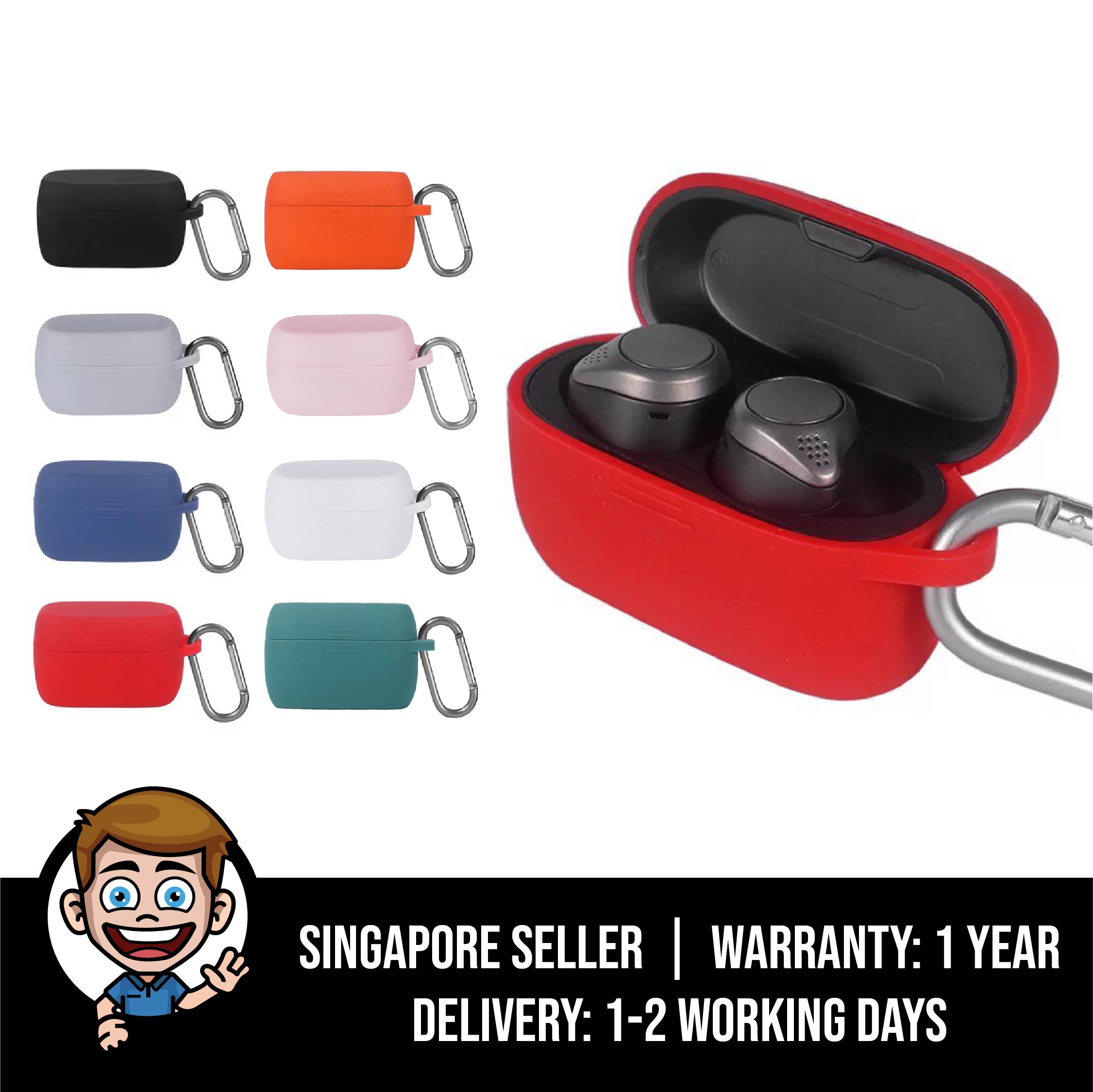 Jabra Elite 75T, Active 75T Case Cover 