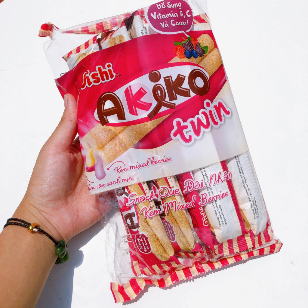 Bánh snack que Akiko oishi đủ vị