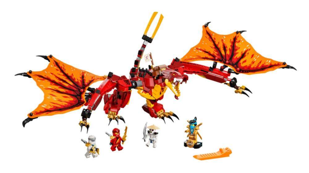 【Official】 LEGO 71753 Ninjago Fire Dragon Attack 563pcs 8+