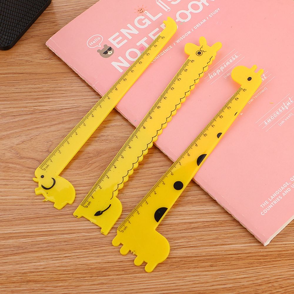 MMLUCK Double Sided Standard Stationery Architect Supplies Engineers Accessory Gauging Tools Ruler Giraffe Ruler Drafting Supplies Straight Ruler