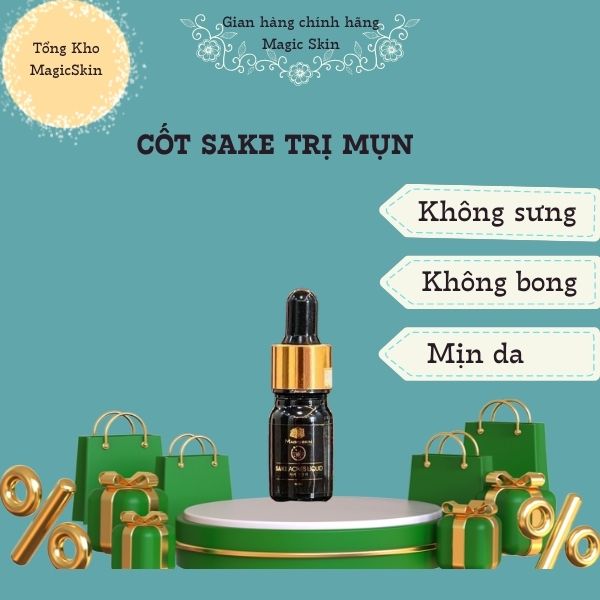 Tinh cốt ngừa  mụn - Sạch mụn trắng da