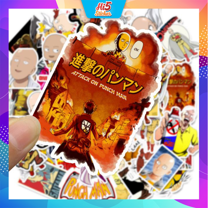 Sticker Hình Dán Trang Trí One-Punch Man ms#250