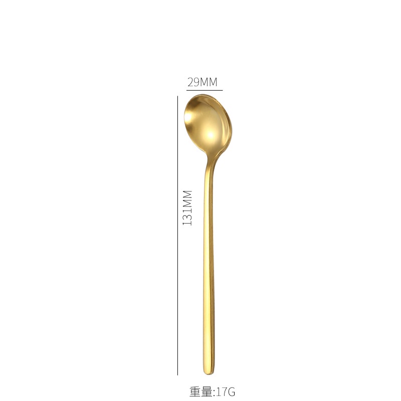 Muỗng cà phê, thìa cà phê chất liệu inox, độ dài 13-15-17cm