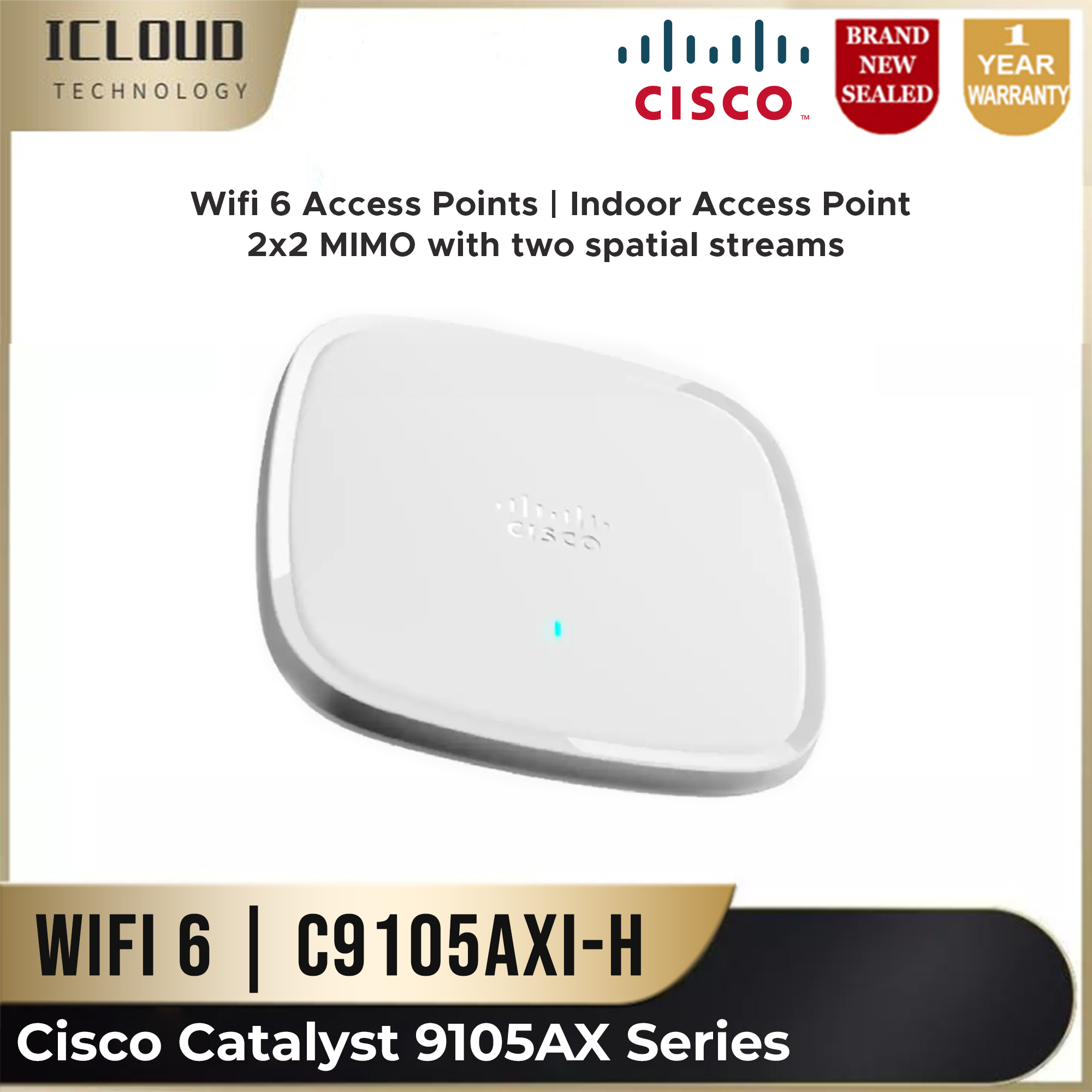 Cisco Catalyst C9105AXI-H|Wifi 6 Access Points|Indoor Access Point ...