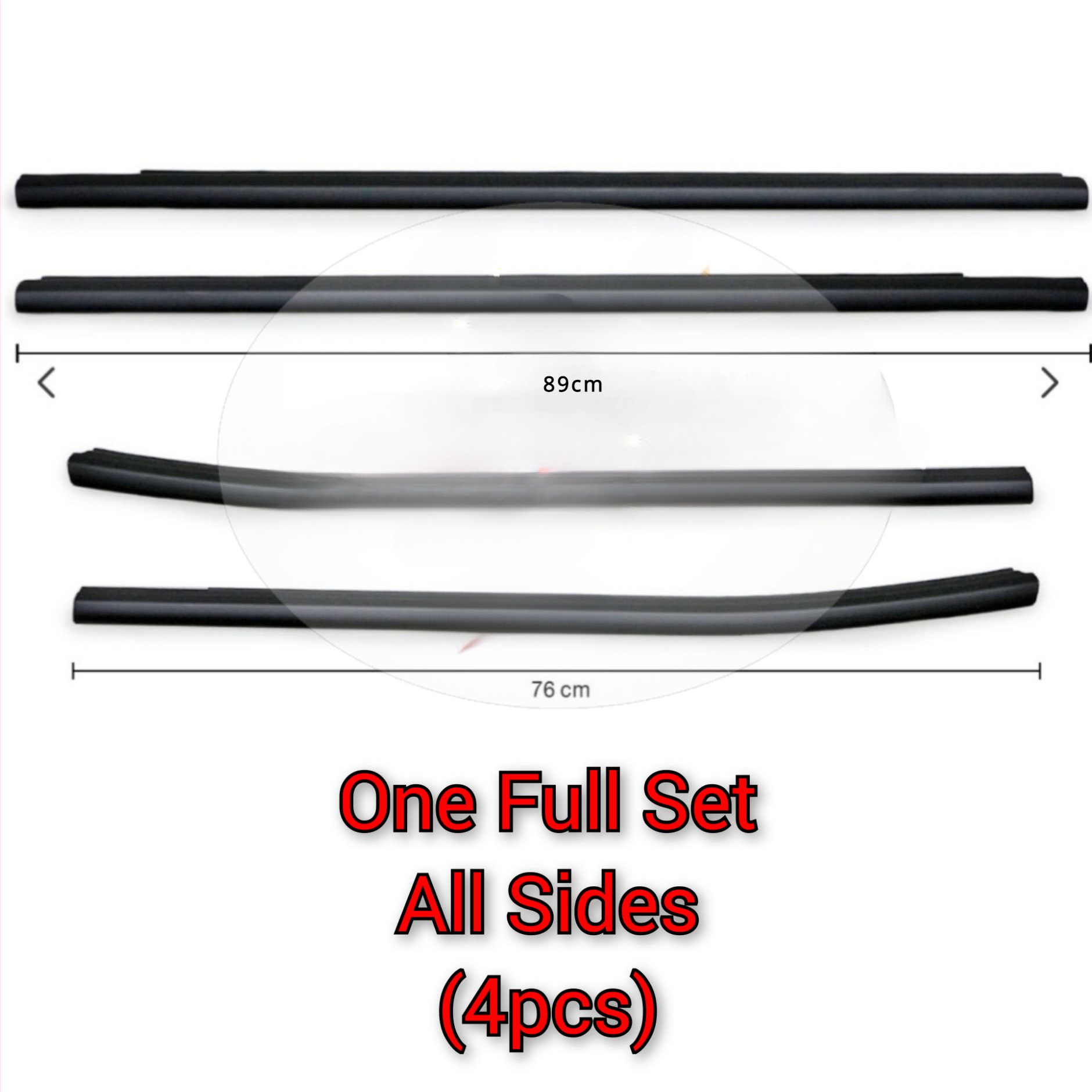 Fairchild Front Door Weatherstrip Seal For Ford Ranger & Mazda Pickup (4-Door) – 1998-2011 – Left & Right