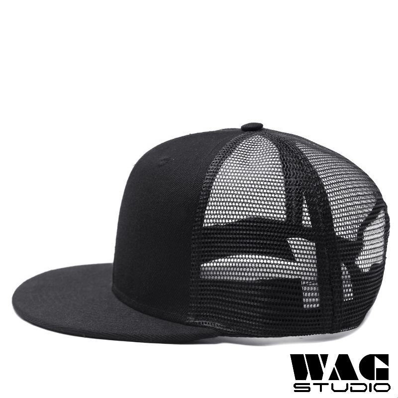 Đồng bằng Mũ lưới bóng chày phẳng vành mũ bóng chày Mũ snapback nam nữ