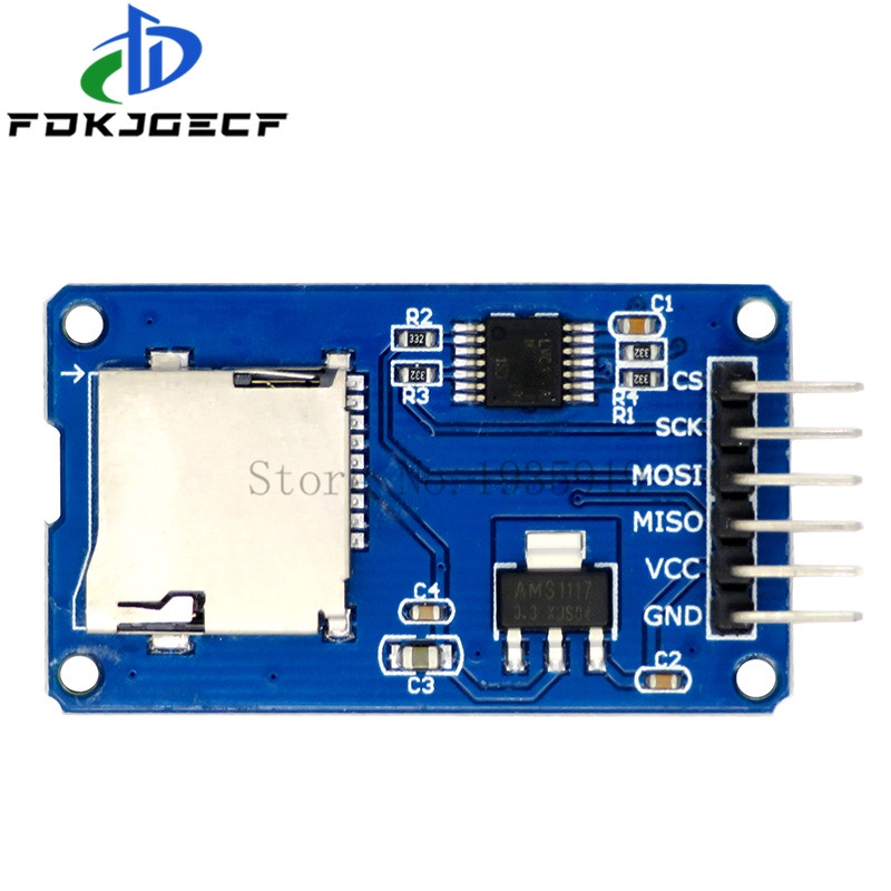 Micro SD Card Mini Storage Board TF Card Reader Memory Shield Module SPI for arduino Diy Kit integrated circuit