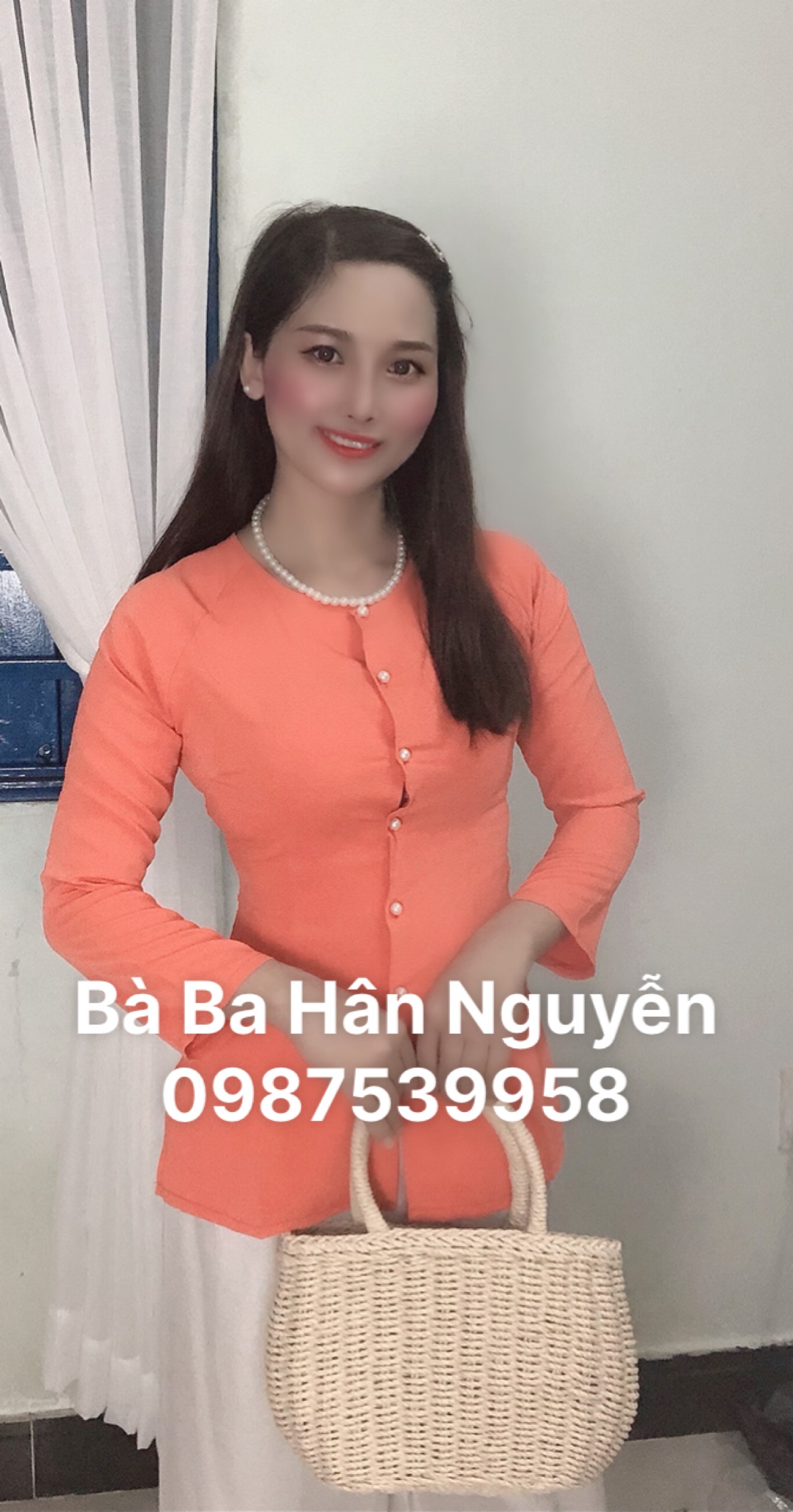 AÓ BÀ BA TRƠN CỔ TRÒN ( ÁO LẺ)