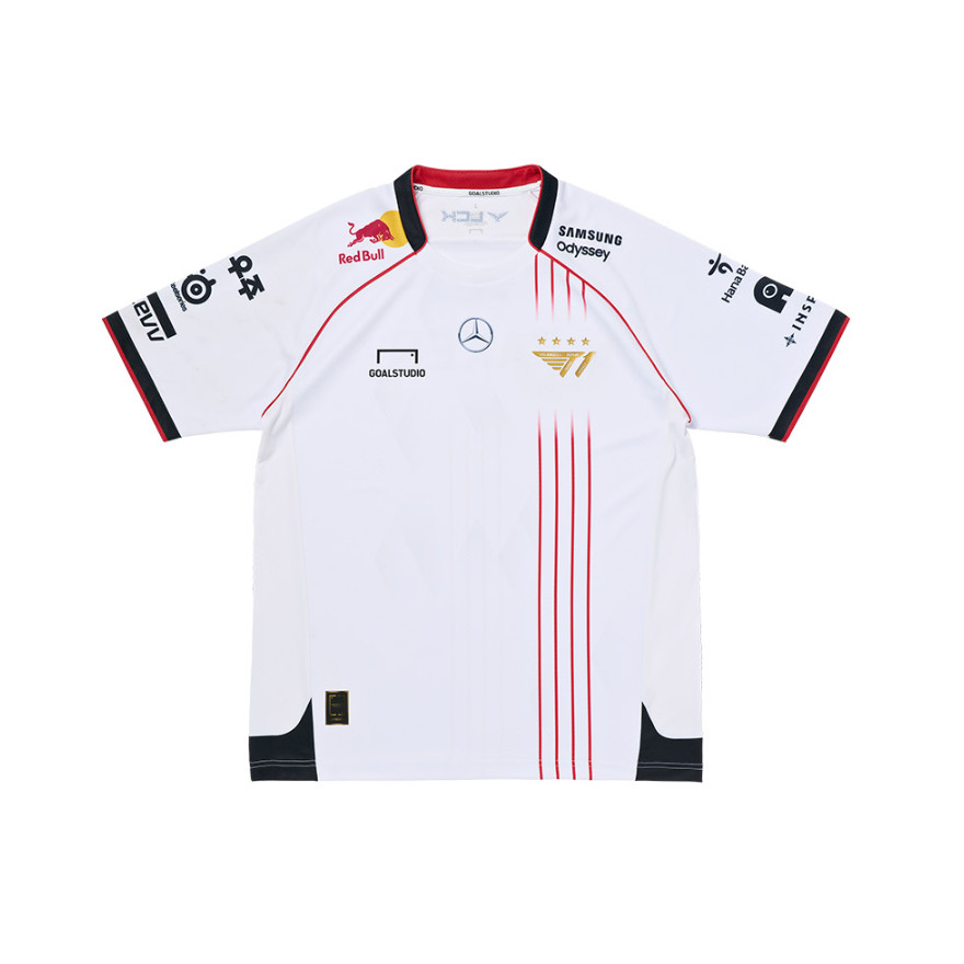 ウェア 2024 T1 Worlds Uniform Jersey Faker 2024 T1 Worlds Uniform Jersey “Faker” Same Uniform T-shirt