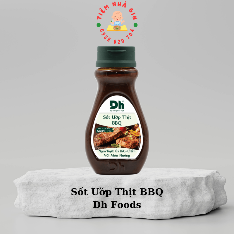 Sốt ướp thịt BBQ DH Foods gia vị nước sốt chế biến hải sản đồ nướng 200gr