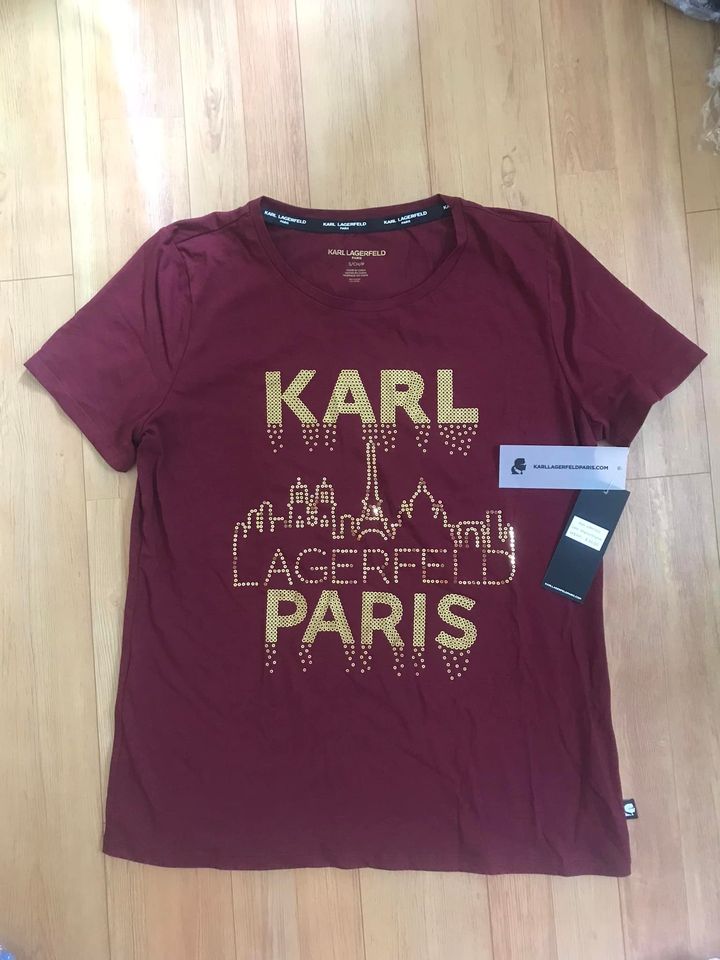Áo thun Pháp Karl Lagerfeld size S (dưới 55kg)- Hàng Mỹ