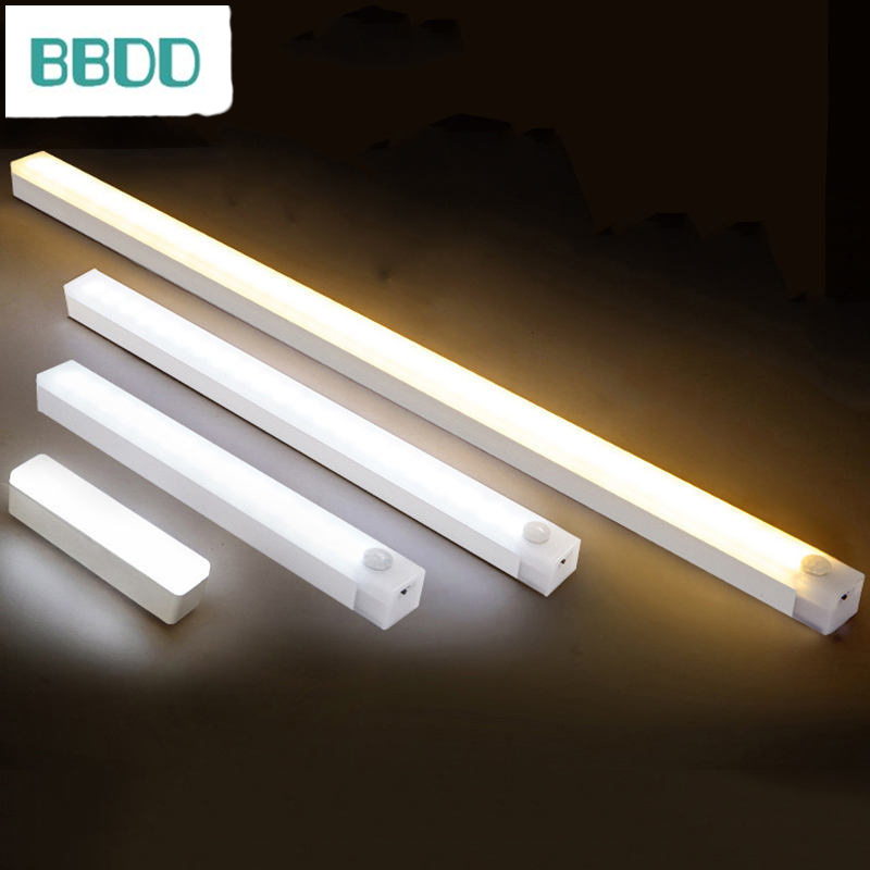 Long strip sensor light human body sensor light led night light kitchen wardrobe cabinet corridor light