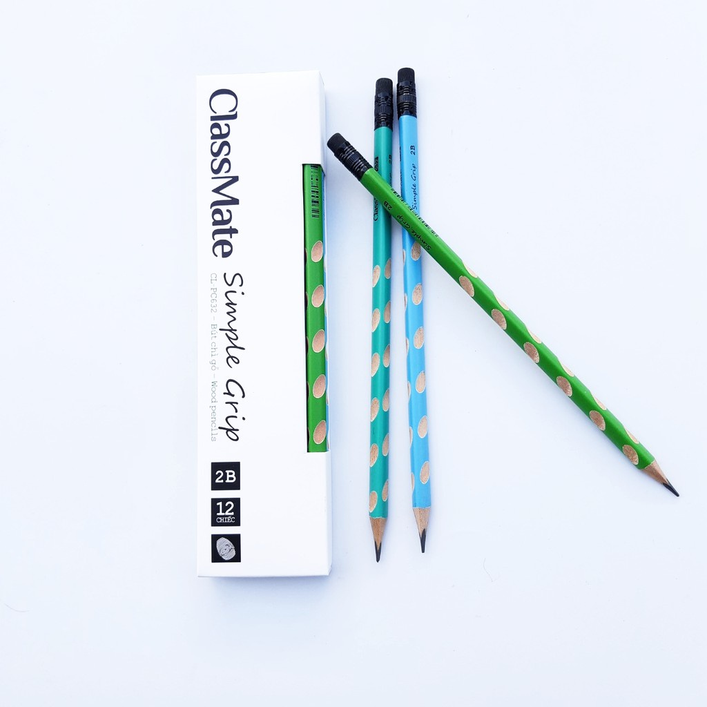 Bút chì định vị tay classmate cl-pc632 2b - thân tam giác