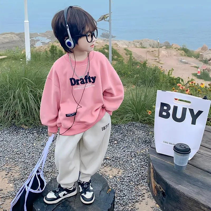 BAOLONGXIN Boys' sweatshirts, new bottoming shirts, children's tops, warm autumn clothes