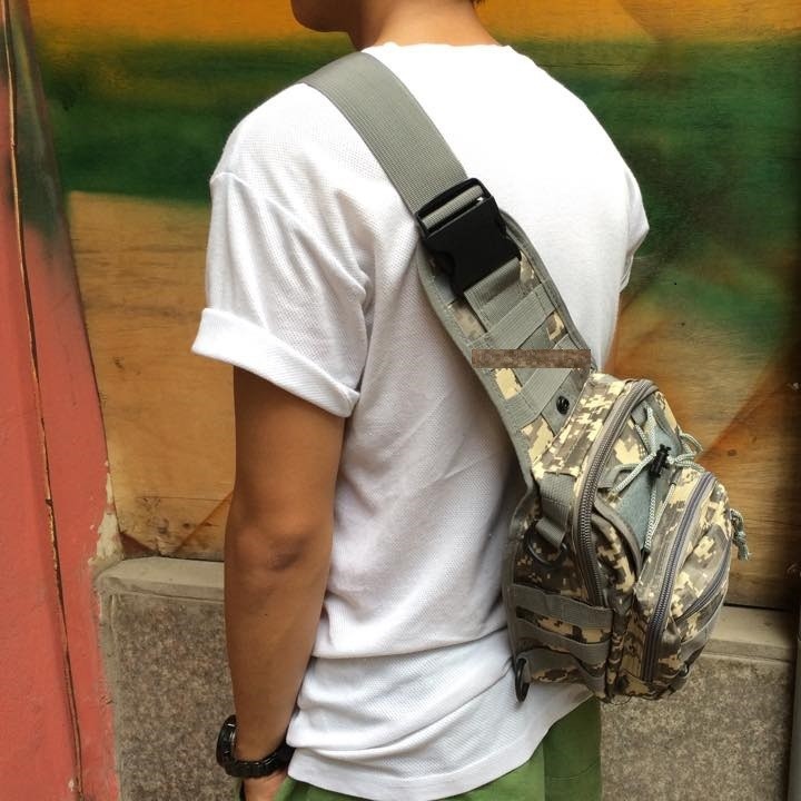 Túi đeo chéo nam du lịch phượt Army