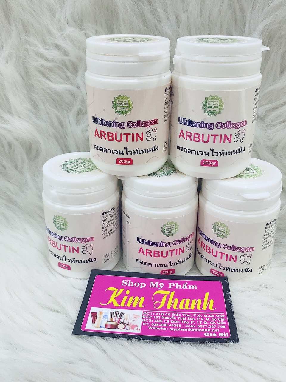 Kích trắng Arbutin Colagen Thái Lan