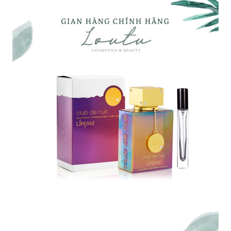 Nước Hoa Club De Nuit Untold size 10ml