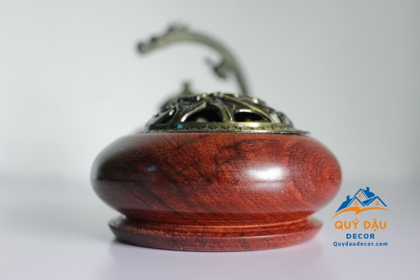 Lư xông trầm gỗ hương đá chuẩn