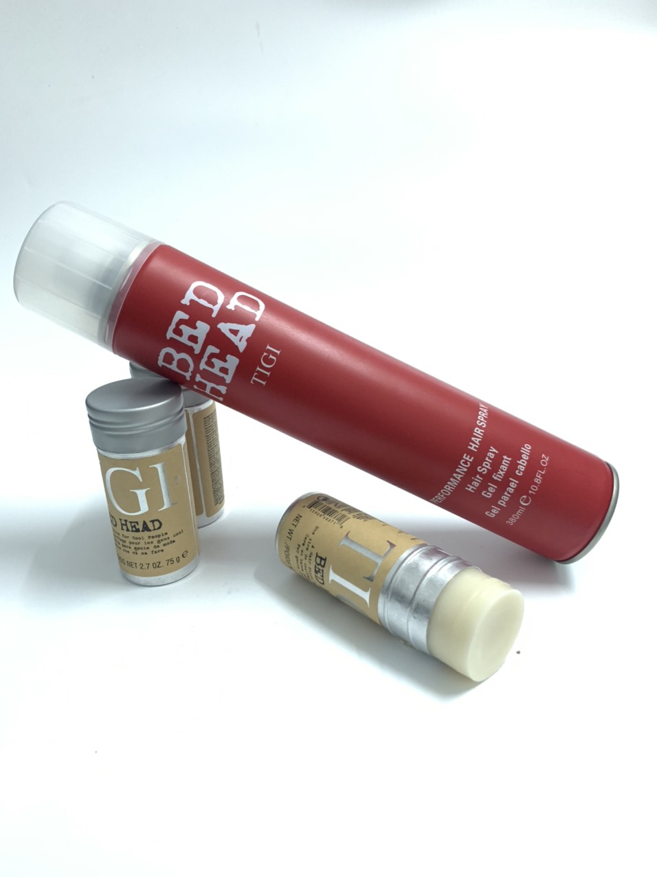 [Chính hãng] Combo gôm xịt tóc , sáp cứng Tigi  tạo kiểu giữ nếp