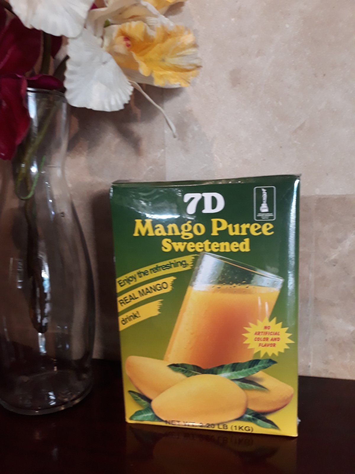 7D Mango Puree in 1Kg Travel Box Lazada PH