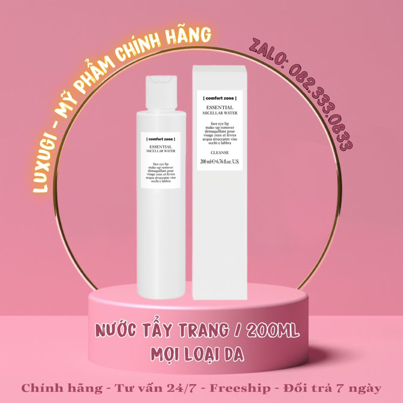 Nước Tẩy Trang Comfort Zone Essential Micellar Water 200ml
