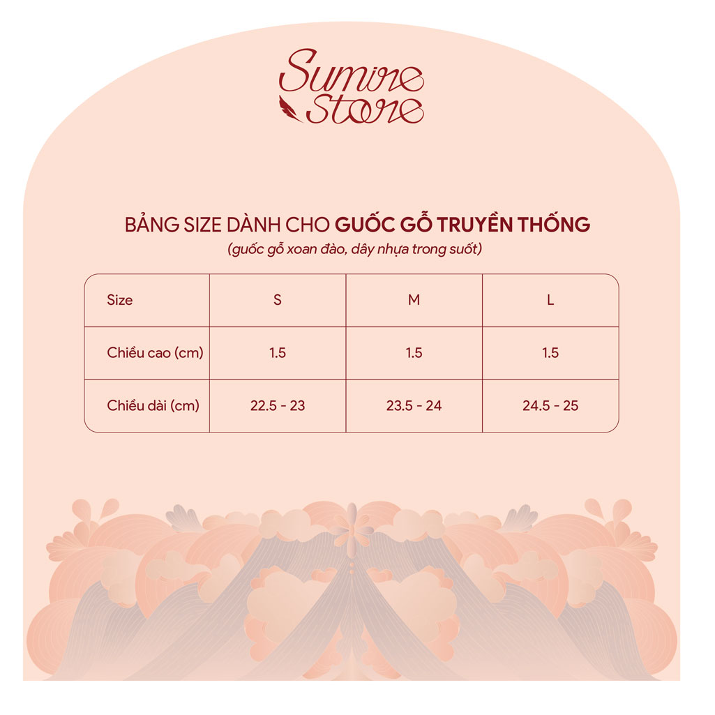 Sumire Store Guốc gỗ bọc vải Yên Phụng