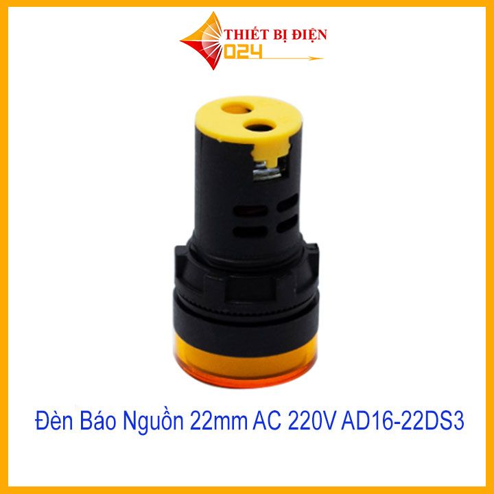 Đèn Báo Nguồn 22mm AC 220V AD16-22DS3