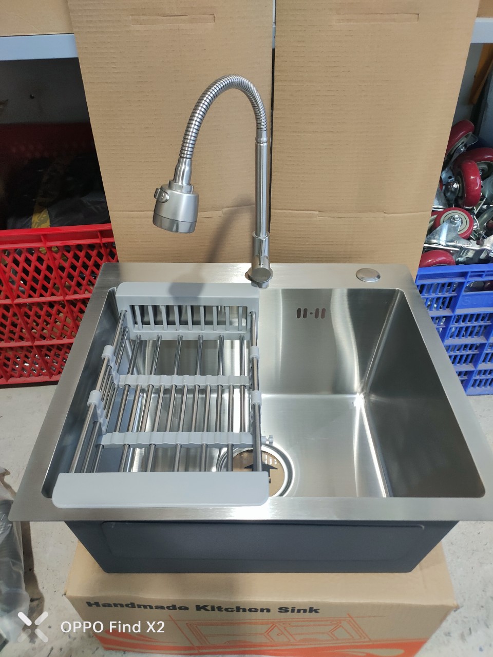 [CHẬU ĐÚC] Chậu Rửa Chén Bát INOX SUS 304 5045