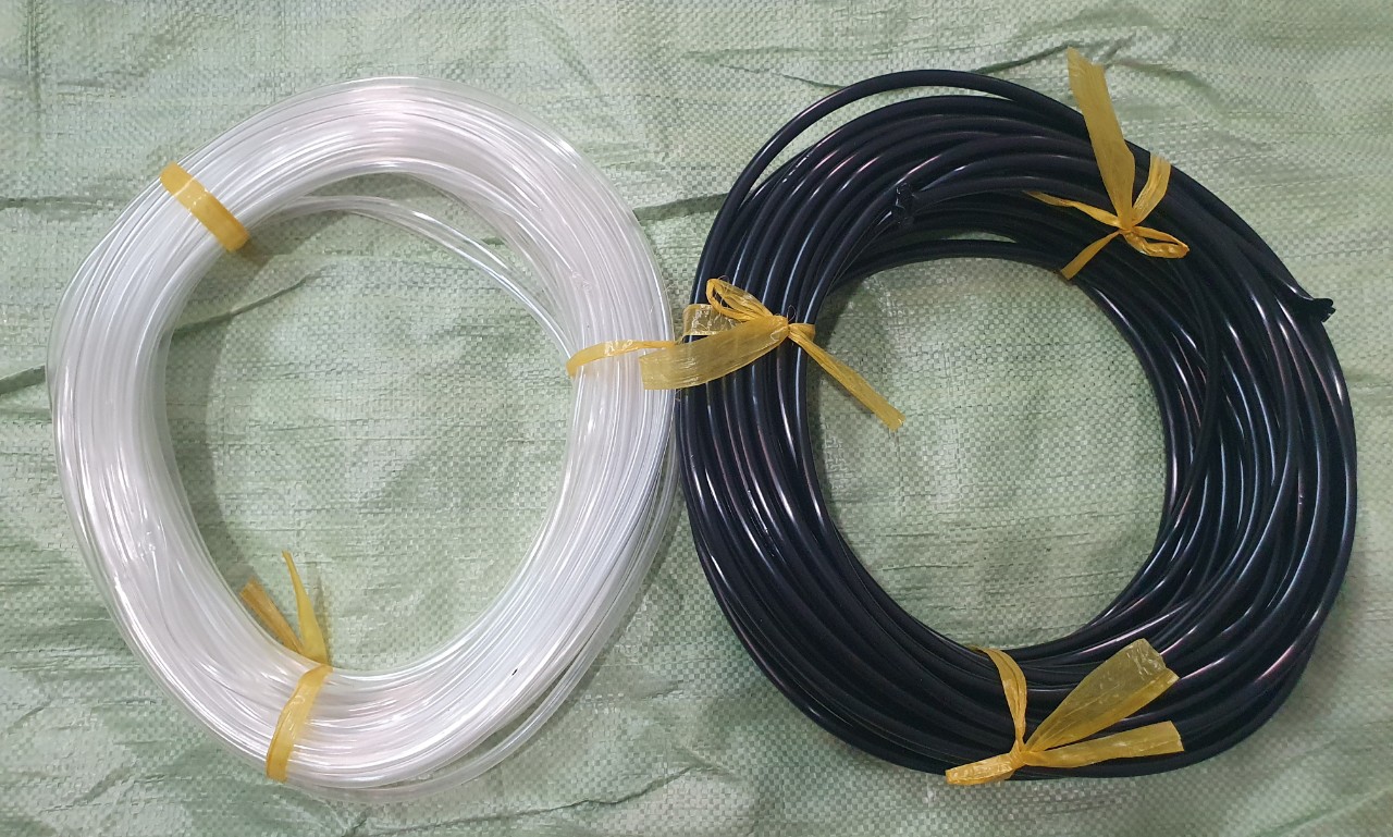 Dây Oxi Hồ Cá ( Trắng , Đen ) 4mm 5mm