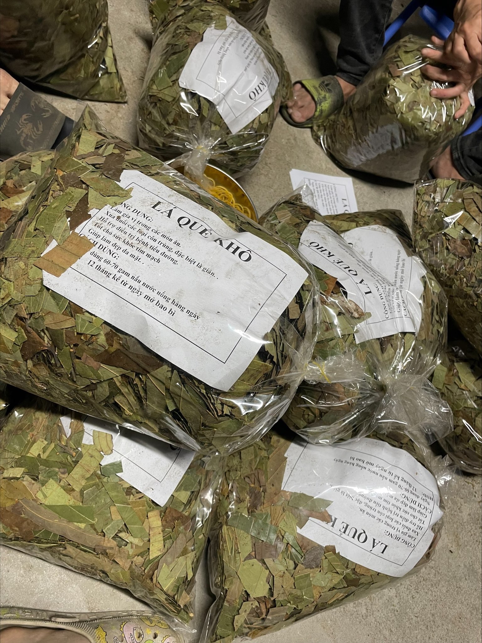 500GR Lá quế khô thơm ngon