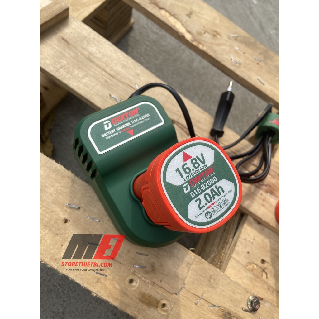 Pin 16.8v 2.0Ah Cho Hệ D16 Dekton / D16-B2000