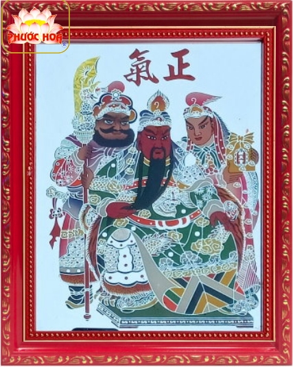 Tranh ba ông,Quan Công - Đồ thờ cúng Phước Hoa