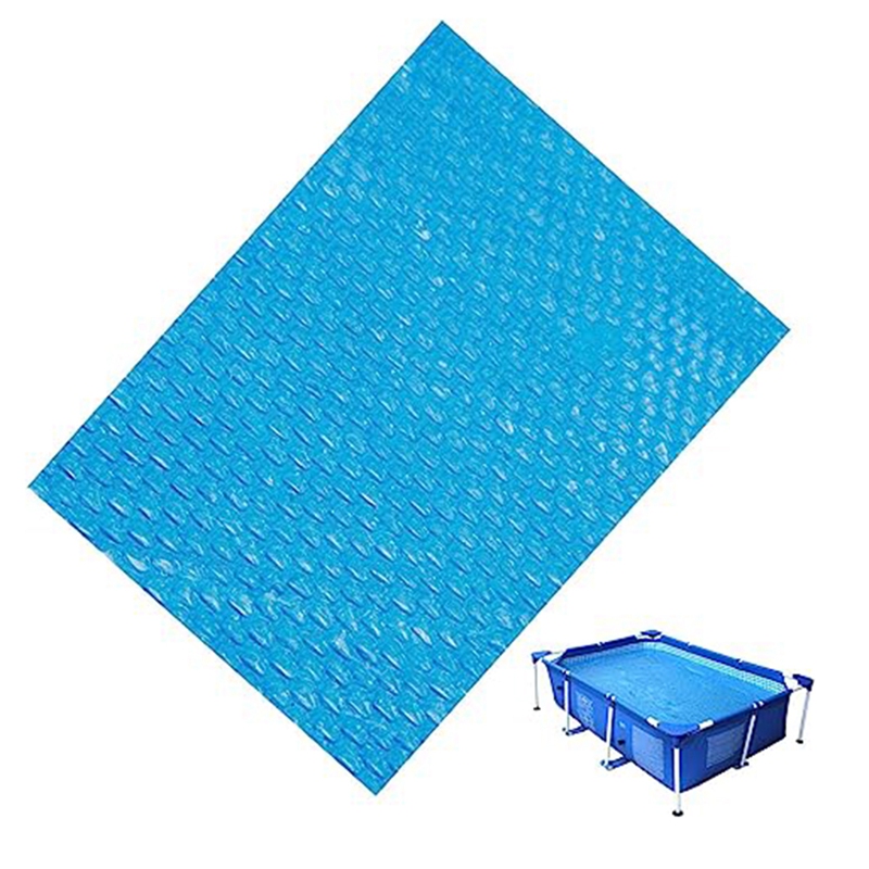 1 Piece 260X170Cm Pool Cover Rectangular Pool Bubble Cover Insulation Dustproof Canvas Pool Blanket Pool Replacement Parts Accessories